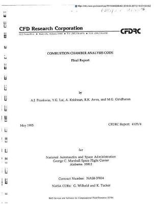 Combustion Chamber Analysis Code