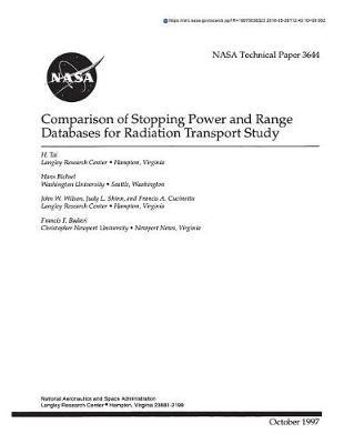 Comparison of Stopping Power and Range Databases for Radiation Transport Study