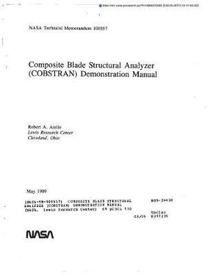 Composite Blade Structural Analyzer (Cobstran) Demonstration Manual