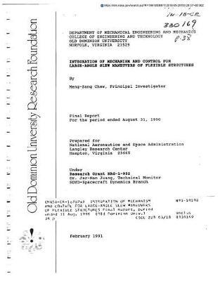 Integration of Mechanism and Control for Large-Angle Slew Maneuvers of Flexible Structures
