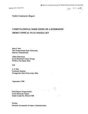 Computational Noise Study of a Supersonic Short Conical Plug-Nozzle Jet