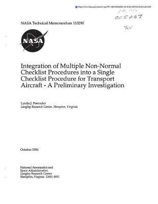 Integration of Multiple Non-Normal Checklist Procedures Into a Single Checklist Procedure for Transport Aircraft: A Preliminary Investigation