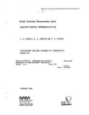 Interlaminar Fracture Toughness of Thermoplastic Composites