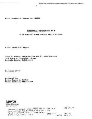 Conceptual Definition of a High Voltage Power Supply Test Facility