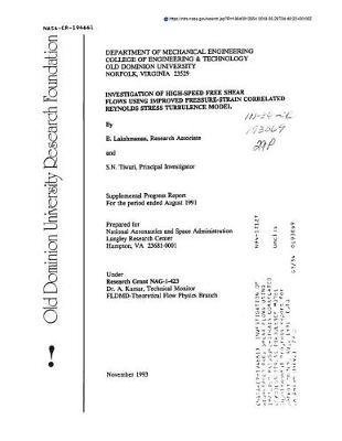 Investigation of High-Speed Free Shear Flows Using Improved Pressure-Strain Correlated Reynolds Stress Turbulence Model