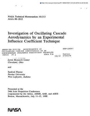 Investigation of Oscillating Cascade Aerodynamics by an Experimental Influence Coefficient Technique