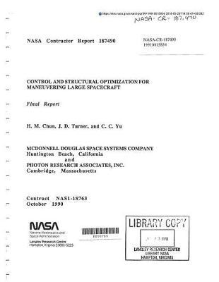 Control and Structural Optimization for Maneuvering Large Spacecraft