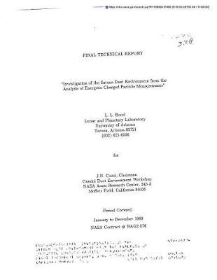 Investigation of the Saturn Dust Environment from the Analysis of Energetic Charged Particle Measurements