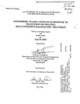Ionospheric Plasma Outflow in Response to Transverse Ion Heating: Self-Consistent Macroscopic Treatment
