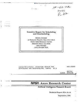 Iterative Repair for Scheduling and Rescheduling