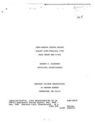 Iue Investigations of Sn 1987a