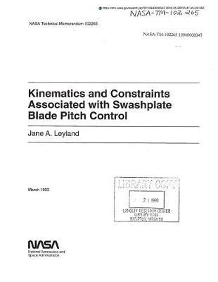 Kinematics and Constraints Associated with Swashplate Blade Pitch Control
