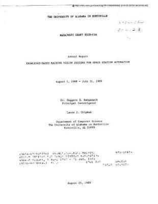 Knowledge-Based Machine Vision Systems for Space Station Automation