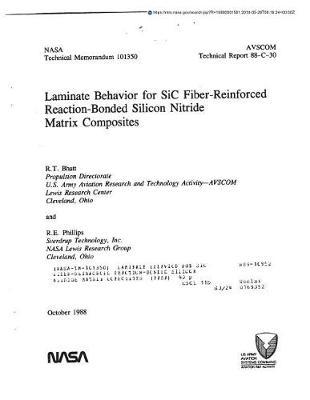 Laminate Behavior for Sic Fiber-Reinforced Reaction-Bonded Silicon Nitride Matrix Composites