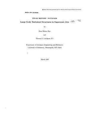Large Scale Turbulent Structures in Supersonic Jets