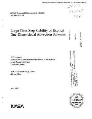 Large Time-Step Stability of Explicit One-Dimensional Advection Schemes