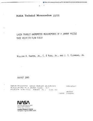 Laser Transit Anemometer Measurements of a Jannaf Nozzle Base Velocity Flow Field