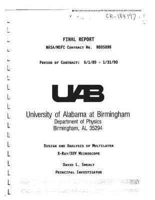 Design and Analysis of Multilayer X Ray/Xuv Microscope