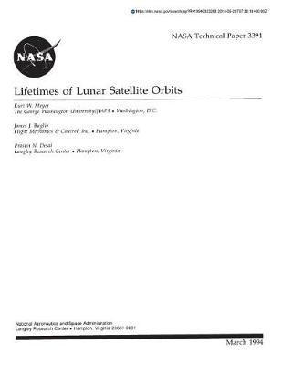 Lifetimes of Lunar Satellite Orbits