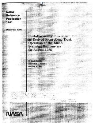 Limb-Darkening Functions as Derived from Along-Track Operation of the Erbe Scanning Radiometers for August 1985