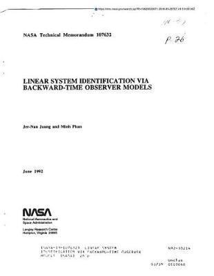Linear System Identification Via Backward-Time Observer Models