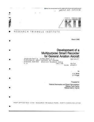 Development of a Multipurpose Smart Recorder for General Aviation Aircraft