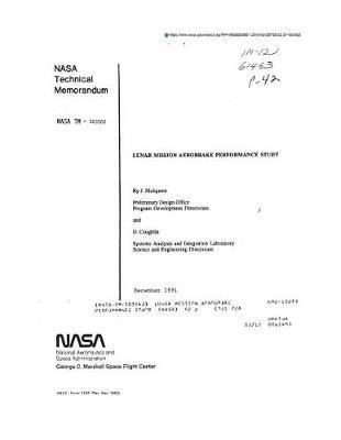 Lunar Mission Aerobrake Performance Study
