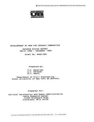 Development of Bem for Ceramic Composites