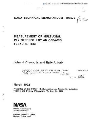 Measurement of Multiaxial Ply Strength by an Off-Axis Flexure Test
