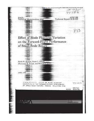 Effect of Blade Planform Variation on the Forward-Flight Performance of Small-Scale Rotors
