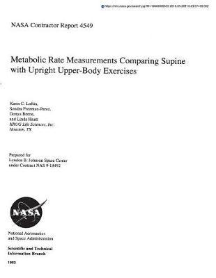 Metabolic Rate Measurements Comparing Supine with Upright Upper-Body Exercises