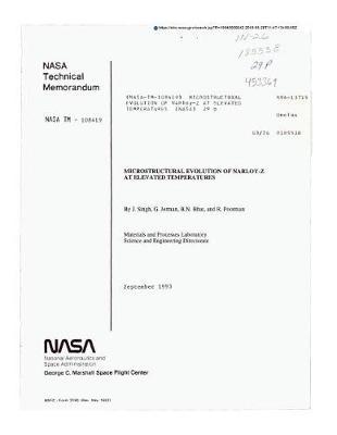 Microstructural Evolution of Narloy-Z at Elevated Temperatures