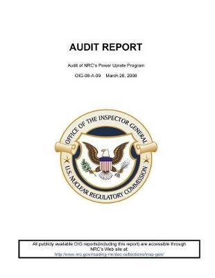 Audit of Nrc's Power Uprate Program