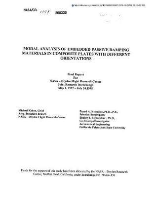Modal Analysis of Embedded Passive Damping Materials in Composite Plates with Different Orientations