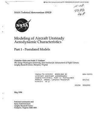 Modeling of Aircraft Unsteady Aerodynamic Characteristics. Part 1: Postulated Models