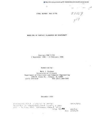 Modeling of Surface Flashover on Spacecraft