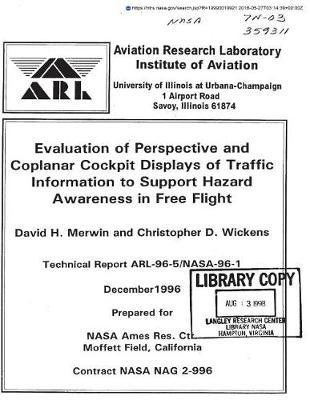 Evaluation of Perspective and Coplanar Cockpit Displays of Traffic Information to Support Hazard Awareness in Free Flight