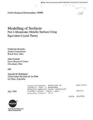 Modelling of Surfaces. Part 1: Monatomic Metallic Surfaces Using Equivalent Crystal Theory