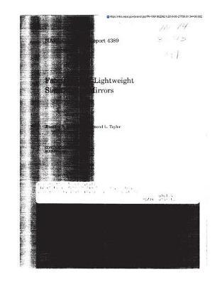 Fabrication of Lightweight Si/Sic Lidar Mirrors