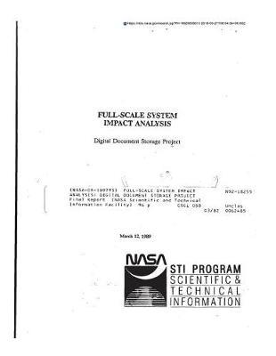 Full-Scale System Impact Analysis: Digital Document Storage Project