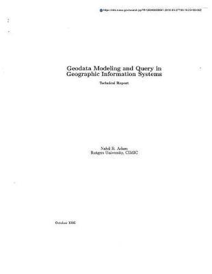 Geodata Modeling and Query in Geographic Information Systems