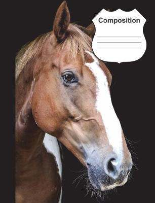 Equestrian Composition Notebook: Horse 7.44 X 9.69 College Ruled 200 Pages (100 Sheets)