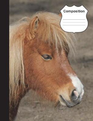 Ponies Composition Notebook: Pony 7.44 X 9.69 College Ruled 200 Pages (100 Sheets)