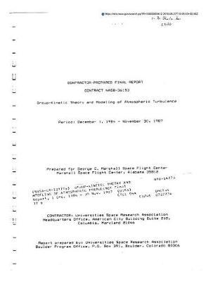 Group-Kinetic Theory and Modeling of Atmospheric Turbulence