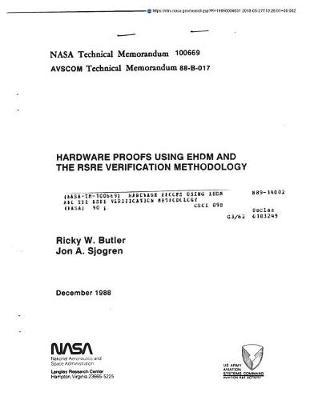 Hardware Proofs Using Ehdm and the Rsre Verification Methodology