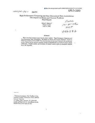 High-Performance Computing and Four-Dimensional Data Assimilation: The Impact on Future and Current Problems