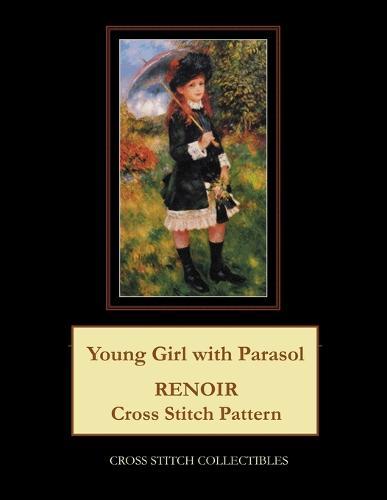 Young Girl with Parasol: Renoir Cross Stitch Pattern