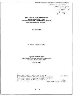 Identification of Aerodynamic Models for Maneuvering Aircraft