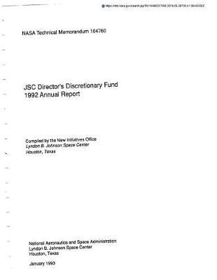Jsc Director's Discretionary Fund 1992 Annual Report