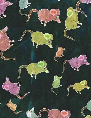 Mice Notebook Large Size 8.5 x 11 Ruled 150 Pages